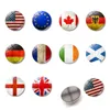 Drapeau américain Magnet de réfrigérateur Multinational drapeau transparent en verre transparent autocollant à la maison décor