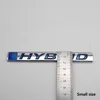 HYBRID Emblem Sticker Car Body Decoration Nameplate Auto Logo Badge Decal For Honda Accord Hyundai Toyota Lexus306A