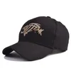 Bollmössor 2021 Fiske CAP Baseball för män Sunshade Sun Fish Bone Embroidered Hook High Quality Hats Dad Hat Gloomis7826408