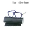 Zowensyh Mash Marka okulary metalowe ramki mężczyźni designerski niebieski obiektyw Uv400 okulary okulary męskie 8018 SUN122P
