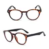 Män runt Presbyopic Glass Women Reading Glasses Leopard Retro Frame Gelgassar Spring Hing Readers Glasses Diopter 1 2 3 41570658