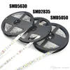 Tiras de luces LED de alto brillo SMD 5050 2835 5630 DC12v tiras de luces LED flexibles impermeables 60 LED/metro 300 LED 5 metros/rollo de tiras de luces IP65