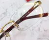 Mode helglasögon ramlösa fyrkantiga optiska glasögon mode elegant klassisk enkel affärsstil transparent lins 0048183h