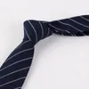 Linbaiway 6cm Striped Neck Tie for Men's Plaid Necktie Casual Suit Bowknots Ties Male Cotton Skinny Slim Ties Custom Logo