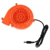 Elektrische ventilatoren Mini -ventilatorblazer voor Mascot Hoofd opblaasbaar kostuum 6V aangedreven 4xaa Dry Battery Orange12497