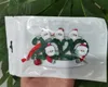 Ornamento di Natale caldo Saluti fai-da-te Ornamenti di Natale in quarantena 2020 Ciondolo per albero di Natale con allontanamento sociale da pandemia