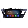 10,1 pouces Android Radio Aftermarket Navigation vidéo de voiture pour Toyota Corolla LHD 2013-2014 3G WiFi Mirror Link OBD2 Bluetooth Music