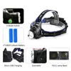 Headlamps LED Headlamp Super Bright Headlight 3 Modes T6L2 Rechargeable Waterproof Zoomable Camping Fishing Light Use 218650 Bat172899069