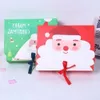 Weihnachtsabend Große Geschenkbox Santa Fairy Design Papercard Kraft Geschenk Party Gunst Aktivitätskiste Rot Grün Partybox Kraftpapier