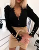 2020 neue Sommer Frauen Mode Hohl V-ausschnitt Spitze Langarm Pullover Sexy Damen Casual Slim Fit T Pullover Damen Tops