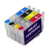 2 ensembles de cartouches d'encre rechargeables pour imprimante vide WF3730 WF3733 WF2370 pour Epson T702 T702XL sans puce248B