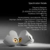 Moondrop SSR-membran Dynamisk In-Ear hörlurar Super rymdskepp Referens med BRLL-belagd kupol 2pin 0,78 mm Avtagbar kabel