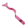 Neck Ties Acrylic Mirror Men Shiny Necktie Fashion Jewelry Pink Skinny Diamond Plaid Geometric Slim Bling Bling12577