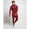 남자의 tracksuits 망 트랙 스포츠 스포츠웨어 남자 실행 정장 봄 조깅 남성 피트 니스 체육관 세트 스웨트 팬츠 재킷 스포츠