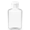 60 ml tom hand sanitizer gelflaska handtvål flytande flaska klar pressad pet sub rese flaska gwf18151878861