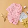 Barboteuse pour bébé, barboteuse pour garçon et fille, combinaison tricotée, salopette pour nouveau-né, 03 ans, hiver, automne, 6093367