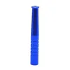 One Hitter Metal Baseball Bat Shaped Tobacco Smoking Pipe Metal Snuff Sniffer Snorter Tube Snuffer Bullet Herb Smoking