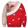 Licorne Vêtements Sweat Noël Printemps Homme Femmes Mode Rouge Plus La Taille Impression 3D À Manches Longues Sweatershirt Tops Pull YJL556