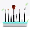 Maquiagem Silicone escova Armazenamento boxs Makeup Brush Holder cremalheira escova prateleira Cosméticos Ferramenta Kit armazenamento caso Organizador GGA3709-1