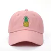 Ball Caps VORON Men Women Pineapple Dad Hat Baseball Cap Cotton Style Unconstructed Fashion Unisex Hats Bone4662662