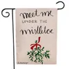 Merry Christmas Garden Flag Xmas Brief Bomen Rendier Opknoping Banner Vlaggen Home Party Decoratie Dubbele Side Print 30 * 45cm LX3275