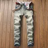 Mens Denim Jogging Pants Men Distressed Jeans Large Size Cool Boys Designer Ripped Fashion