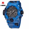 Montres-bracelets Swaves Dual Display Relogio Hommes Montre De Luxe Étanche En Plastique Montre-Bracelet Mens Horloge Électronique Mode Montre Homme1