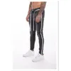 Męskie Zipper Dziury Dżinsy Designer Mężczyzna Black Ripped Slim Ołówek Dżinsowy Spodnie Multi Styl Moda Trend Fit Reprezent Dżinsy