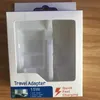 Белый 15W Travel Charger и кабельная упаковочная коробка для розничной печатной коробки для USB Wall Charger для Samsung S87014272