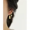 S'STEEL 925 Sterling Silver Hoop Earrings For Women Simple Circle Zircon Earings Gold Pendientes Plata De Ley 925 Mujer Jewelry