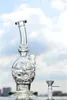 Cachimbos de água Bong Suíço com Buracos Bongs de Vidro Dab Rig Bongs de Vidro de Base Grossa Pescoço Dobrado com 14mm Jiont Bowl Frete Grátis