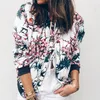 kvinnor floral bomber jacka