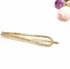 Epecket DHL Gratis Ship Hair Tillbehör Huvudbonad U-formad Clip Crystal Rhinestone Hair Clip Word Clip DafJ186 Smycken Hårklipp Barretter