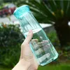 Wholesale BPA Free Girls Use Cute Bottles Diamond Summer Joging Sport Portable Bottle 21oz 600ml High Quality Plastic Water Bottles