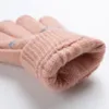 Gants tricotés de cerf de noël Vintage pour femmes, gants épais pour écran tactile, hiver chaud, neige, élan, mitaines à doigts complets, cadeau de noël Luvas7070172