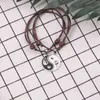 Charm Bracelets Yin Yang Tai Chi Bracelet For Women Men Gossip Friends Leather Rope & Pendants BFF Couple Jewelry Gifts1