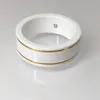 Neue Stil Paar Ring Mode Einfache Buchstaben Ring Hohe Qualität Keramik Material Liebhaber Ring Modeschmuckversorgung