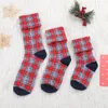 Christmas Dear Adult Kids Socks Family Adult Kids Mother Baby Winter Cotton Socks Snowflake Deer Comfortable Soft