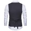 2021 Men Formal Tweed Check Double Breasted Waistcoat Retro Slim Fit Suit Jacket Man Fashion Vest 18August21