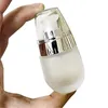 30ml 50ml 100mlフロステッドガラスボトル補充クリーム瓶空の化粧品容器携帯用ローションポンプボトル旅行用HD1560