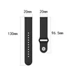 18mm 22mm 20mm Silicone Strap Bands For Samsung Galaxy watch 3 Active 2 S3 for Amazfit GTR Huawei GT Garmin Vivoactive 3 Xiaomi Wa7584570