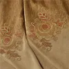 European and American high quality custom luxury villas elegant fresh living room curtains embroidered curtains kitchen