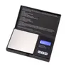 Hot Electronic Black Digital Pocket Weight Scale 100g 200g 0.01g 500g 0.1g Jewelry Diamond Scale Balance Scales LCD Display with Package