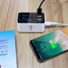 4 Bağlantı Noktaları Led Ekran C Tipi USB Şarj için Android iPhone USB Adaptör Priz Hızlı Telefon Şarj İçin Xiaomi Huawei samsung S10 FreeShipping