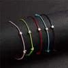 Bracelets porte-bonheur étoile pour femmes hommes enfants chanceux rouge chaîne carte amitié souhait Bracelet bijoux amis cadeau réglable