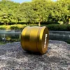 ハニパフギフトボックス包装ドラムアルミニウムシフター喫煙ハーブグラインダー63mm 4ピース頑丈な耐久性のある金属タバコグラインダースモークパイプ