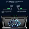 Laptop cooling kuddar bärbar spelkylare två USB 17 tum stor storlek hastighet/höjd justerbar stativ för anteckningsbok1