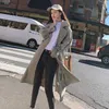 2020 moda senhoras primavera outono novo trench casaco coreano casual longo windbreaker mulheres outwear estudante solto sobretudoa maré g102