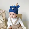 M268 ny höst vinter baby barn stickad hatt katoon hjort kepsar mössor pojkar tjejer barn knit cap varm hattar