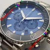 ساعة BLUE WHALE ذات الإصدار المحدود من سلسلة الغوص ذات الجودة العالية vk Quartz Watch